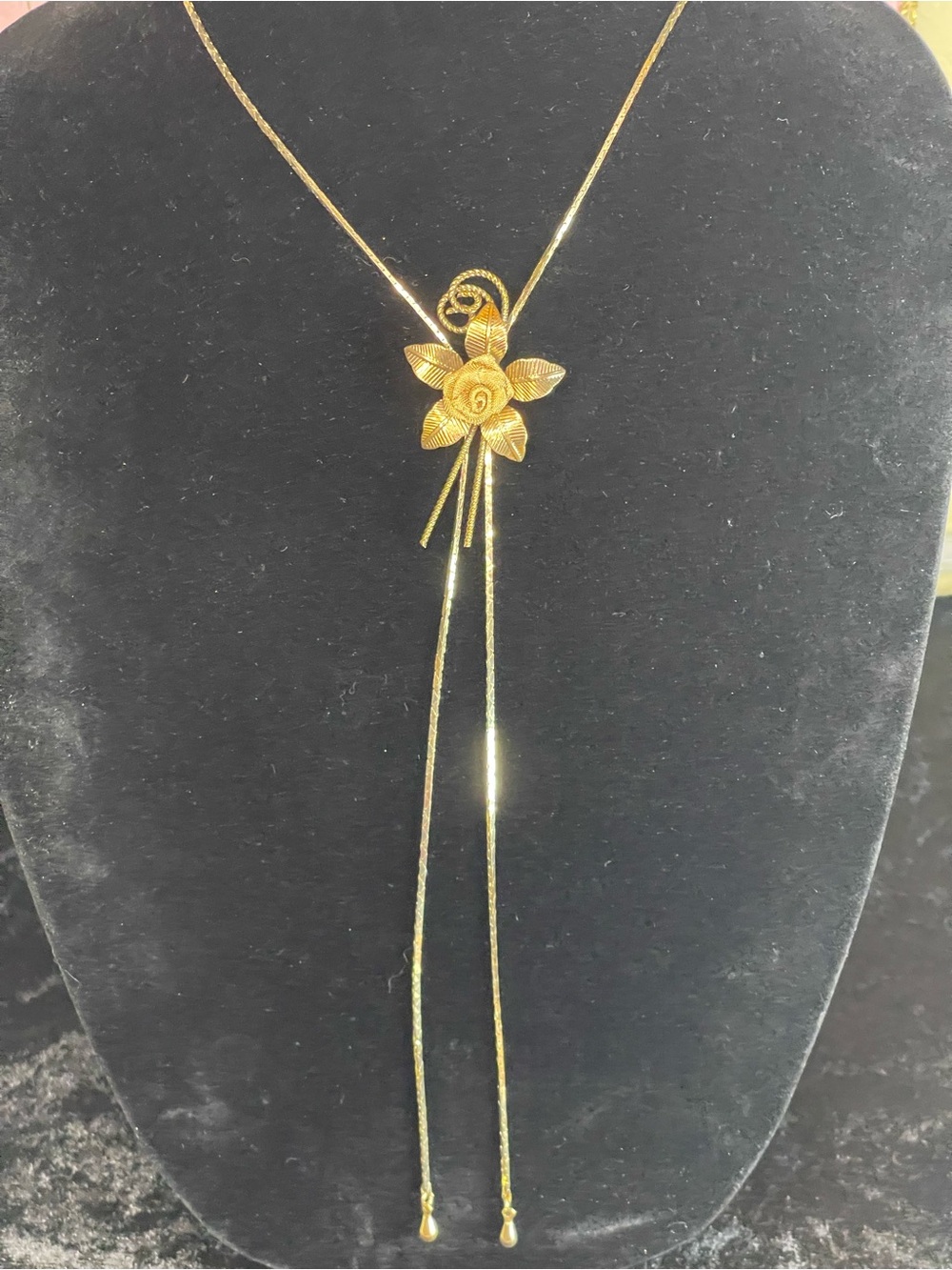 Vintage 1970’s slider necklace